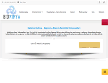 Tablet Screenshot of biokimya.com.tr